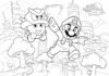 Super Mario Odyssey Coloring Page Cappy