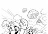 Super Mario Deluxe Coloring Page