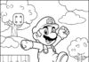 Mario Coloring Sheet to Print Out