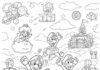 Mario World Coloring Page