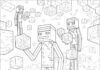 Minecraft Enderman Coloring Page