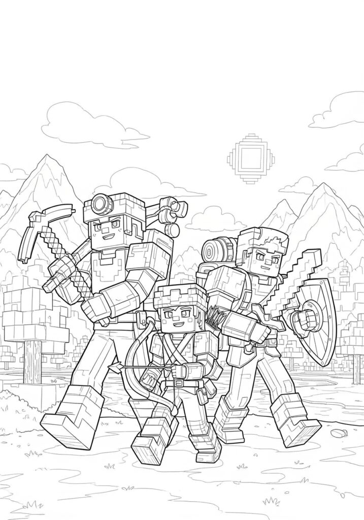 Minecraft Coloring Pages Archives - diy-magazine.com