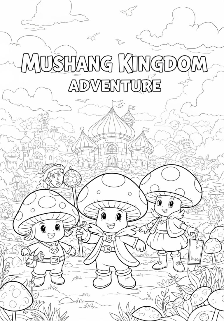 Mario Coloring Image