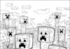 Creeper Minecraft Coloring Page