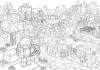 Hard Minecraft Coloring Page