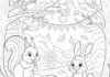 Tweety and Friends Thanksgiving Coloring Page