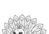 Cute Peacock Coloring Page
