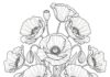 Red Poppy Coloring Page